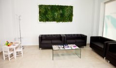 Sala de espera - Moreno Clínica Dental Benetússer