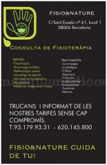 INFORMACIÓ - Fisio&Nature