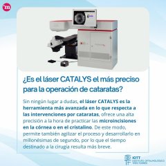 Láser catalys para las cataratas - Instituto Oftalmológico Tres Torres