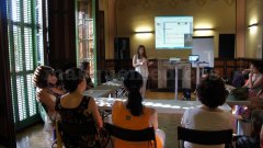 Marta Virtos durante un taller de grupo - Marta Virtos Fernández