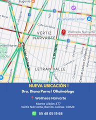 Oftalmologo LASIK CDMX - NARVARTE - Diana Stephanie Parra Rodríguez