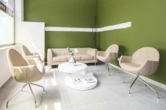 Sala de espera - Clínica Dental Eos