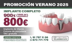 Promoción Verano Implante Dental Completo - Clínica Dental Villaverde Alto