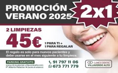 Promoción Verano 2x1 Limpieza Dental - Clínica Dental Villaverde Alto