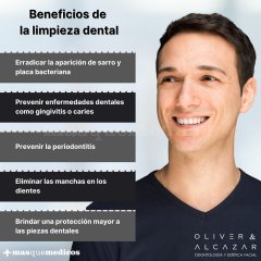 Beneficios de la limpieza dental - Oliver & Alcázar