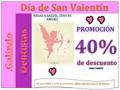 Oferta San Valentín - Galindo Dentistas