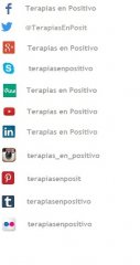 Terapias en Positivo Redes sociales - Noemí Díaz Molins