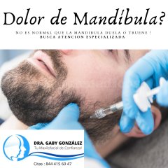 Bruxismo y botox en Saltillo.  ATM y dolor de mandíbula. Saltillo, Coahuila. - Laura Gabriela González Valdez