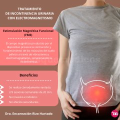 Dra. Rizo- Tratamiento de incontinencia urinaria con electromagnetismo - Encarnación Rizo Hurtado de Mendoza