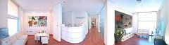 Recepción y sala de espera - Clínica Dental Art & Dent
