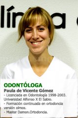 Paula de Vicente Gómez - Clínica Dental De Vicente
