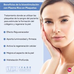 Beneficios de la bioestimulación con Plasma Rico en Plaquetas - IVADE - Agrupación Clínica